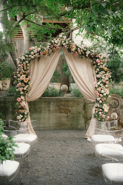 Romantic Urban City Garden Wedding