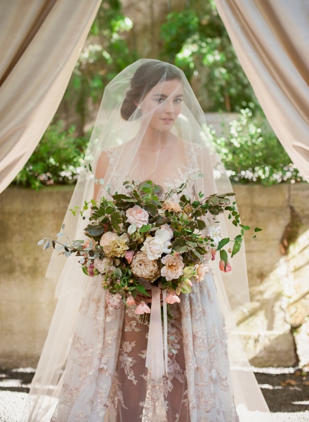 Romantic Urban City Garden Wedding