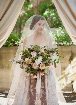 Romantic Urban City Garden Wedding